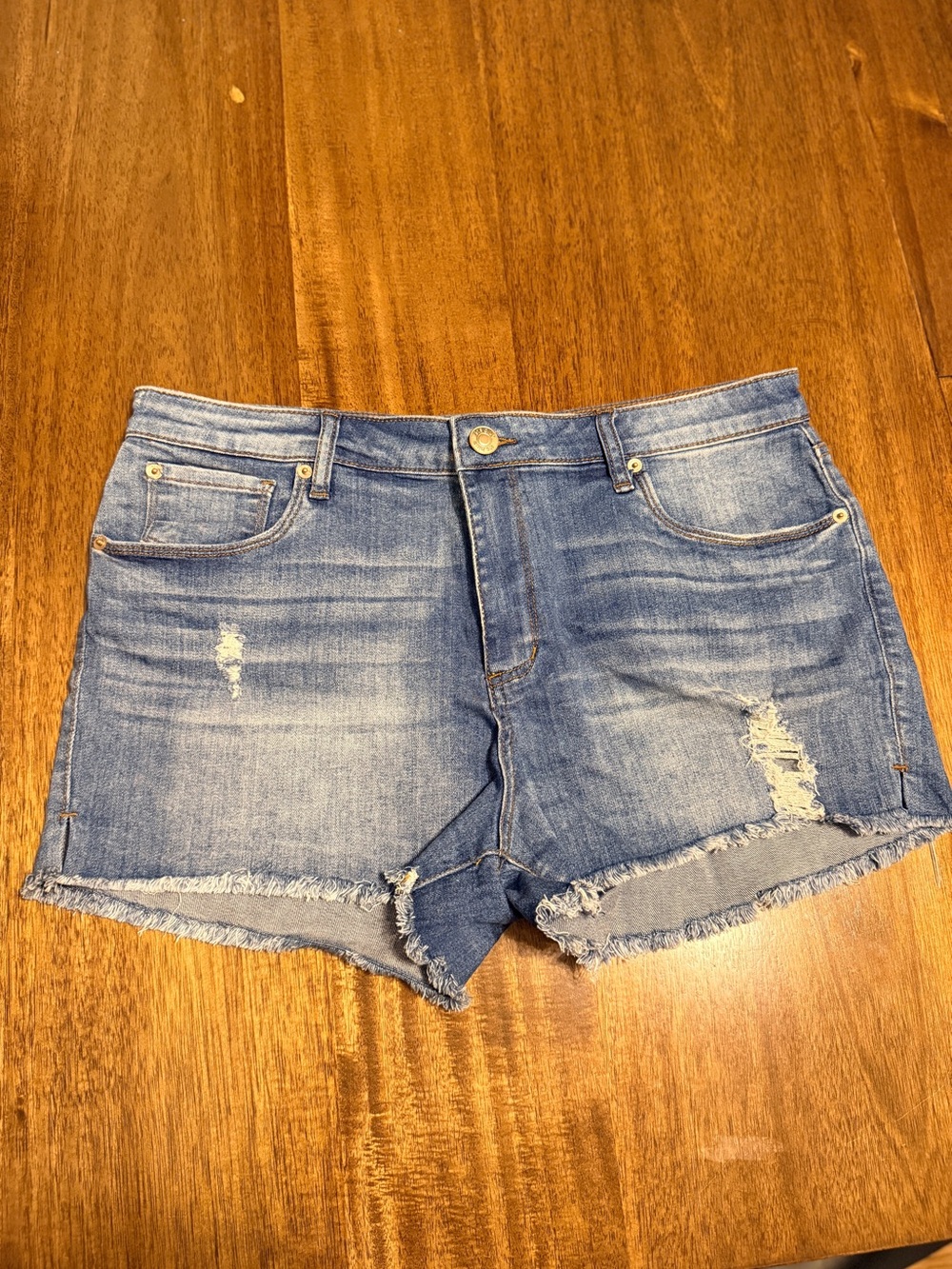 STS Blue Aubrey High Rise Cutoff Distressed Short Size 32